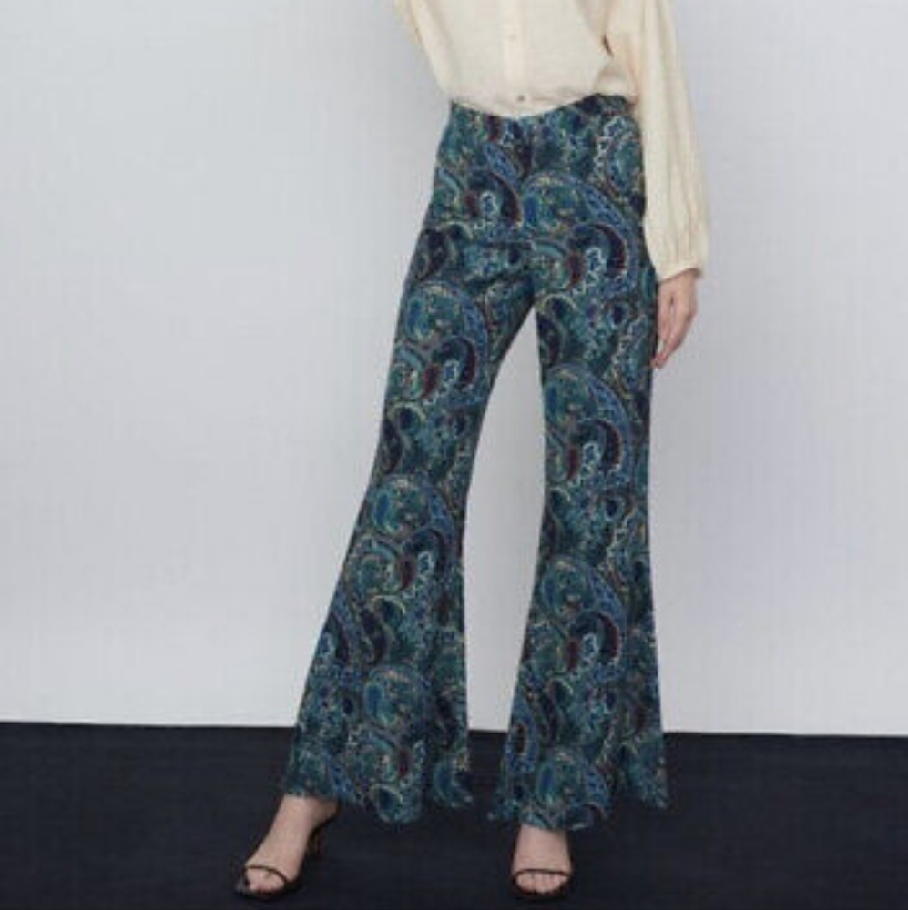 Zara High-Waisted Flare Pants